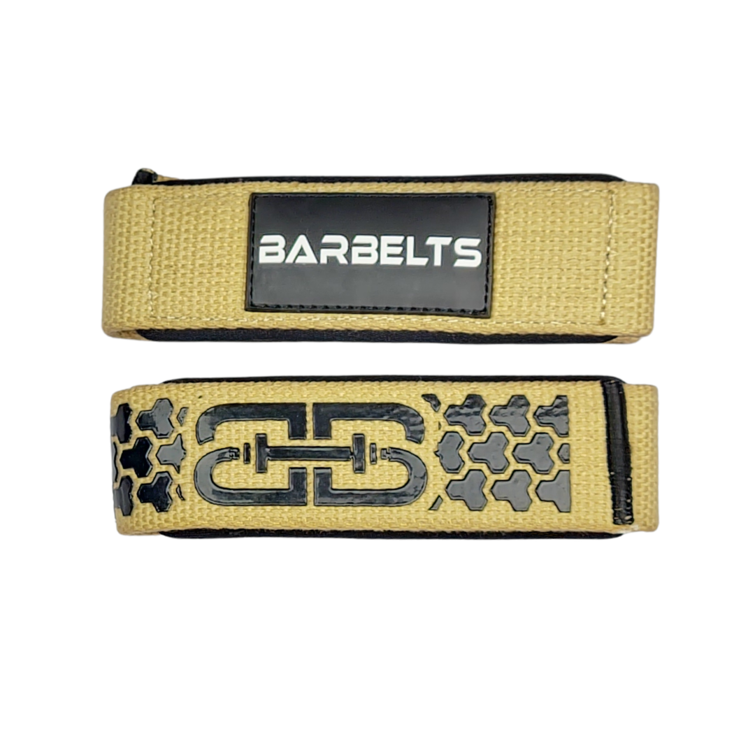 Barbelts GRIP lifting straps - sand